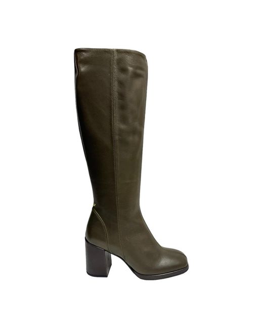 Shoes > boots > high boots Bervicato en coloris Green