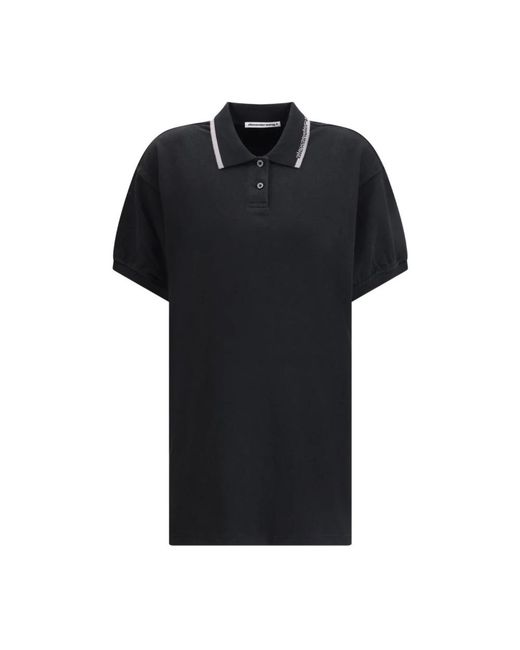 Alexander Wang Black Polo Shirts