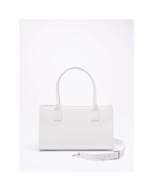 Versace White Tote Bags