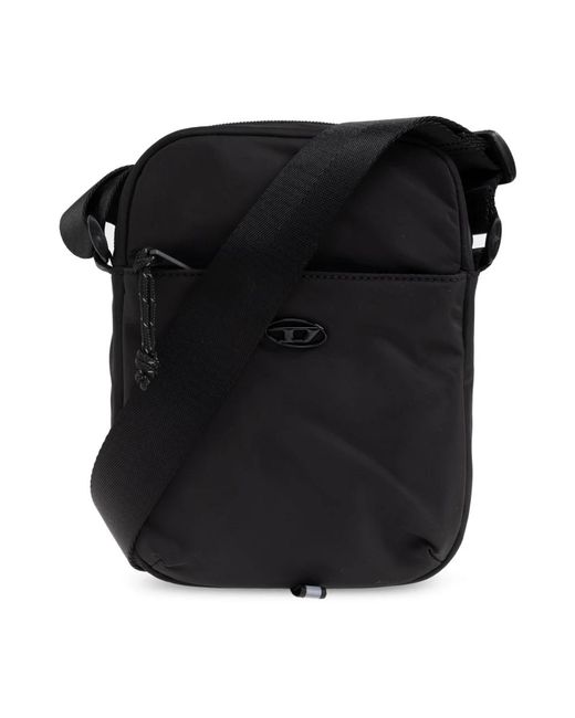 DIESEL Black Cross Body Bags