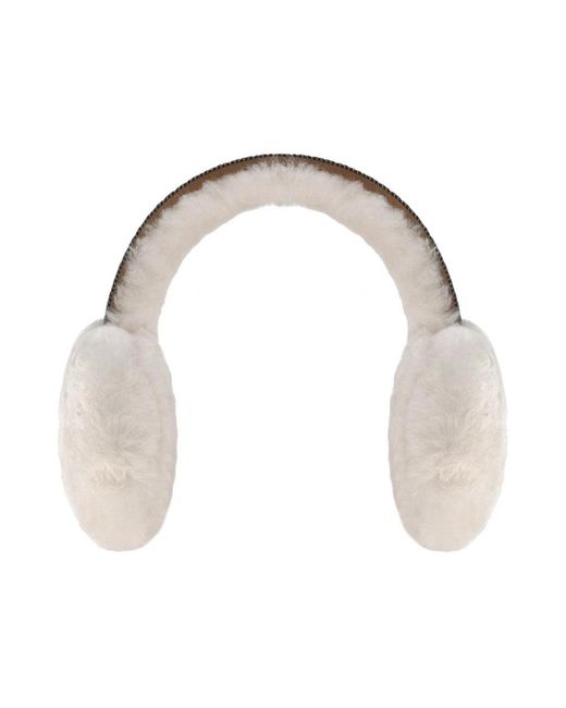 Ugg White Tasman Schaffell-Ohrenwärmer