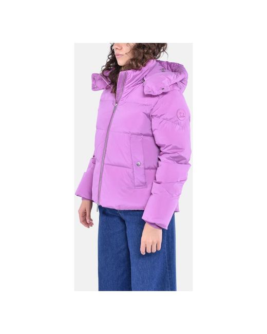 Woolrich Purple Winter Jackets