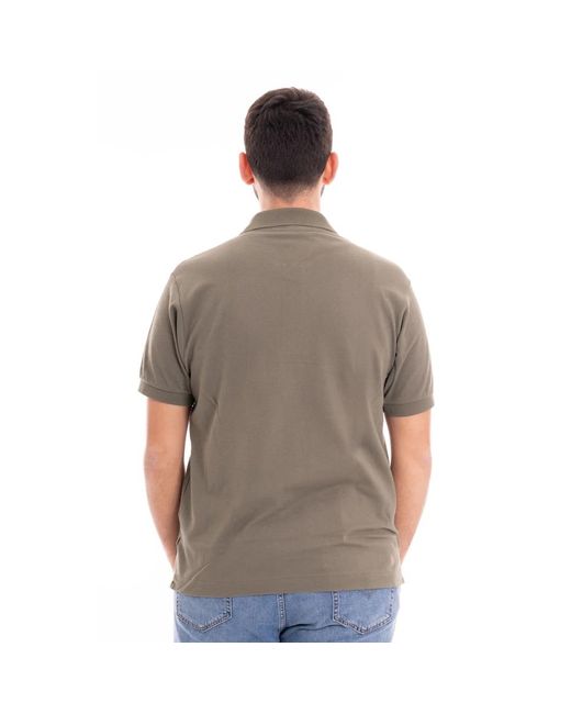 Lacoste Polo-shirt mit kurzen ärmeln in Gray für Herren