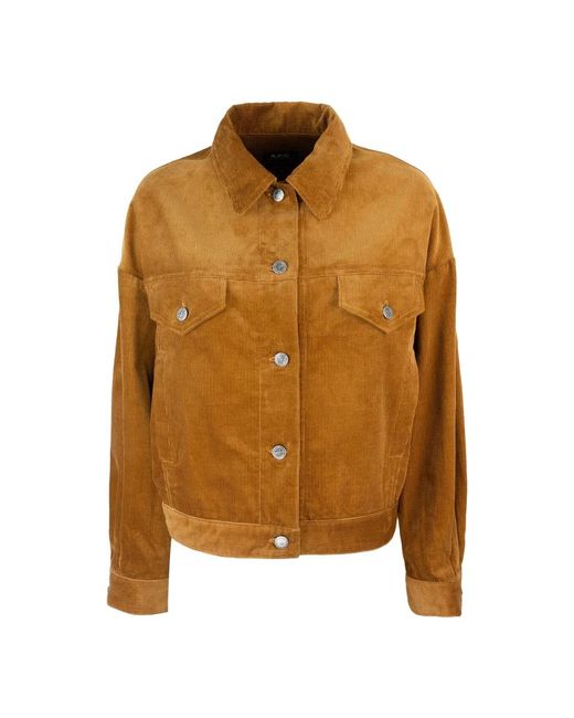 A.P.C. Brown Light Jackets
