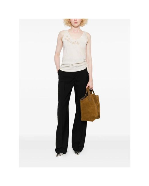 Fendi White Sleeveless Tops