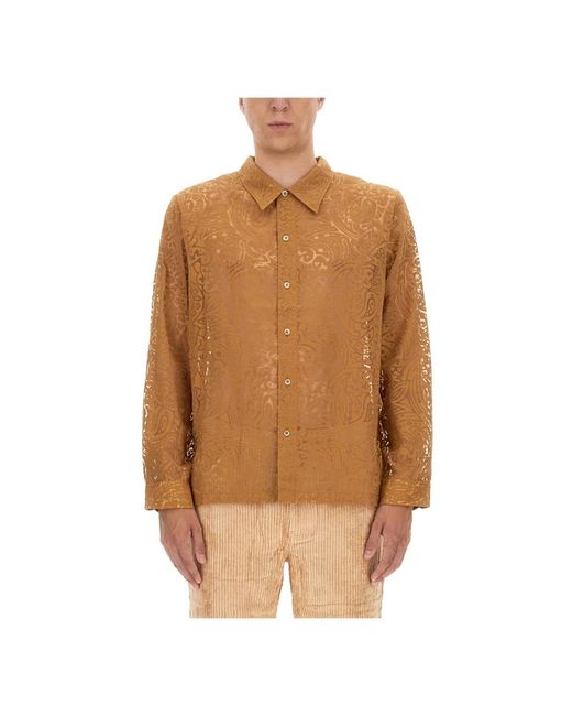 Séfr Brown Casual Shirts for men