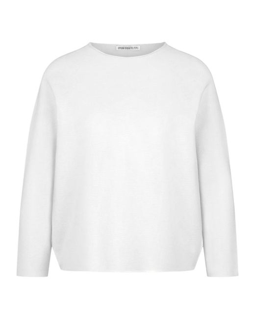 Drykorn Round-Neck Knitwear in het White