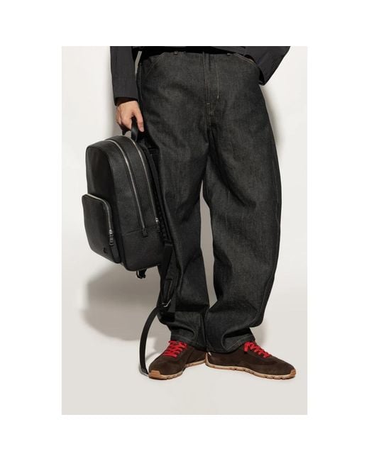 COACH Black Backpacks for men