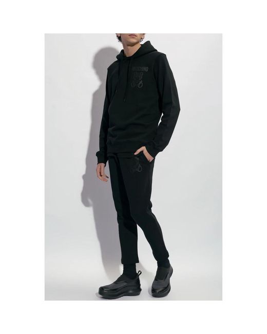 Moschino Black Hoodies for men