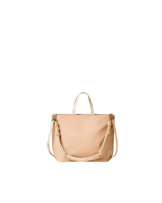 Twinset Pink Shopping Bags