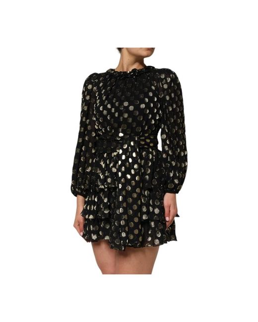 open lace back dress Dolce Gabbana by Domenico Dolce and Stefano Gabbana - Black Women Party/Cocktail  Dress