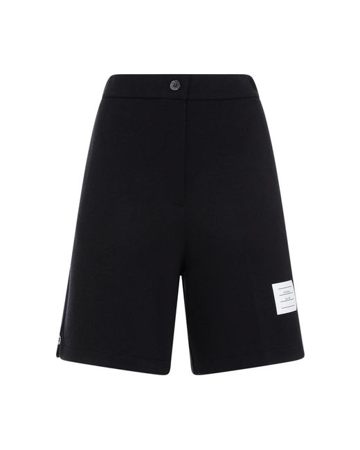 Thom Browne Black Casual Shorts