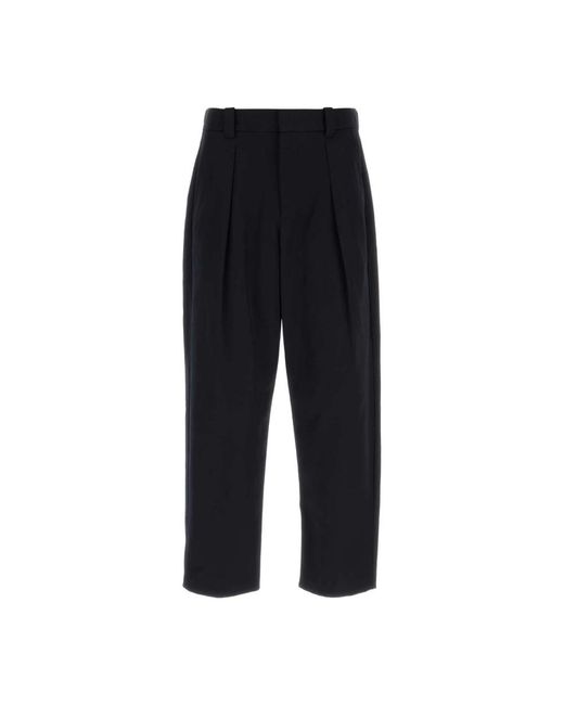 A.P.C. Black Straight Trousers for men