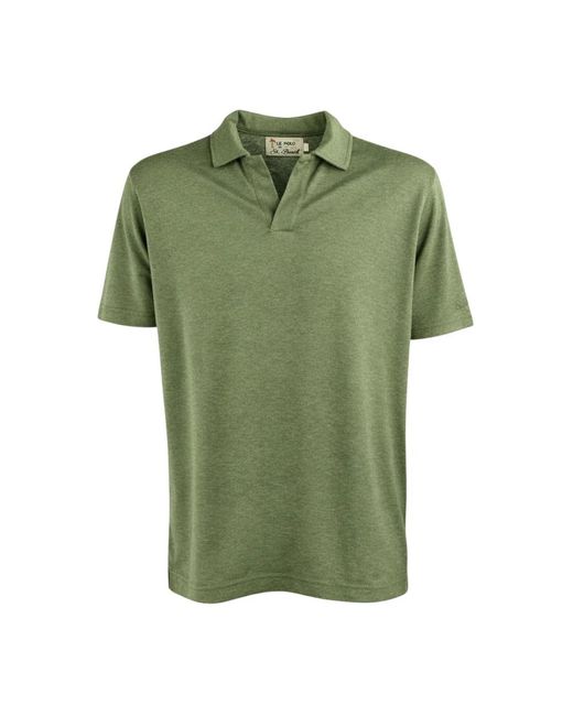 Mc2 Saint Barth Green Polo Shirts for men