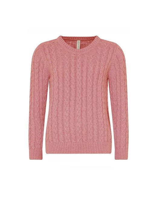 Round-Neck Knitwear di Skovhuus in Pink