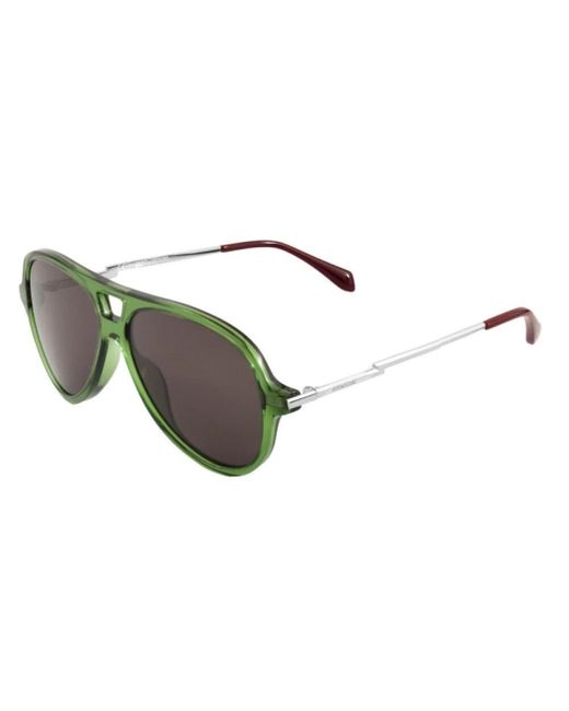 Zadig & Voltaire Metallic Grüne acetat sonnenbrille