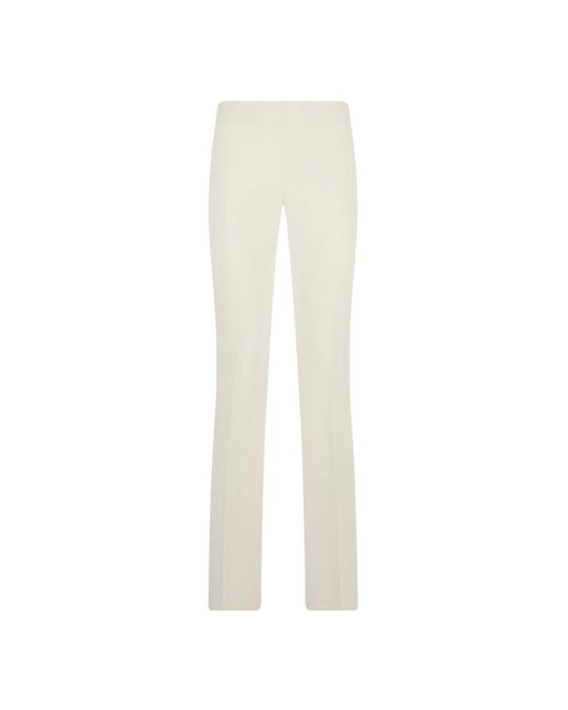 Twin Set White Slim-Fit Trousers
