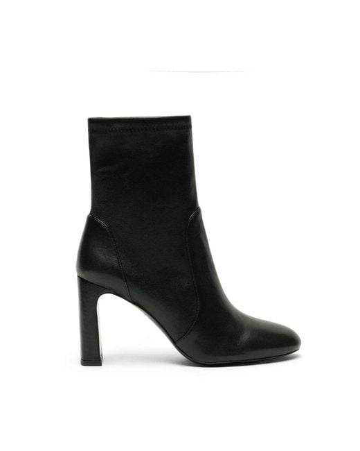 Stuart Weitzman Black Heeled Boots