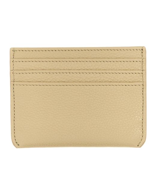 Marni Hammered Leder Kartenhalter in Natural für Herren