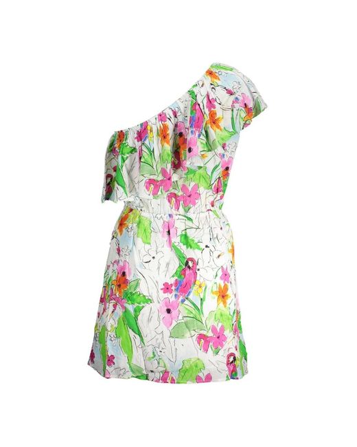 Desigual Green Short Dresses
