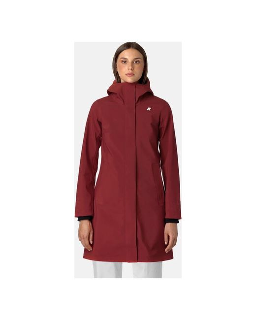 Parkas K-Way de color Red