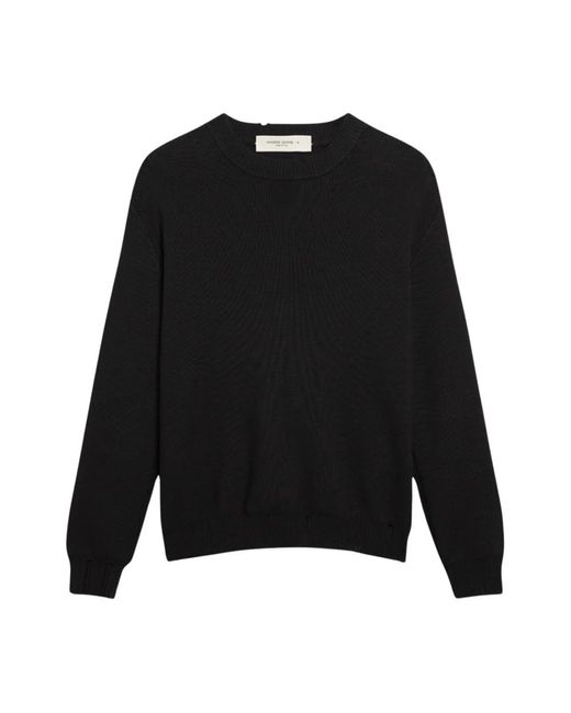 Golden Goose Deluxe Brand Goldener Rundhalsausschnitt Pullover in Black für Herren