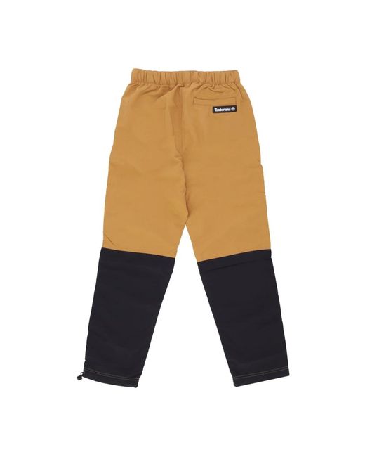 Timberland Blue Straight Trousers for men