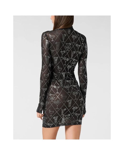 Philipp Plein Party Dresses in het Black