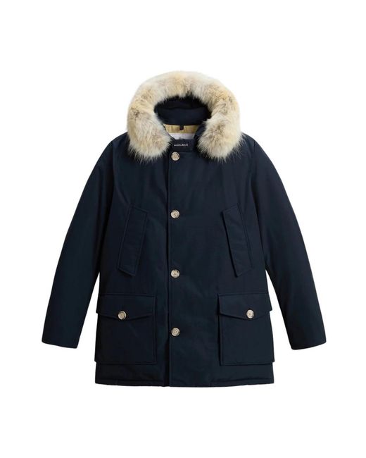 Woolrich Jassen ,Blauw ,Arctic Parka Voor in het Blue voor heren