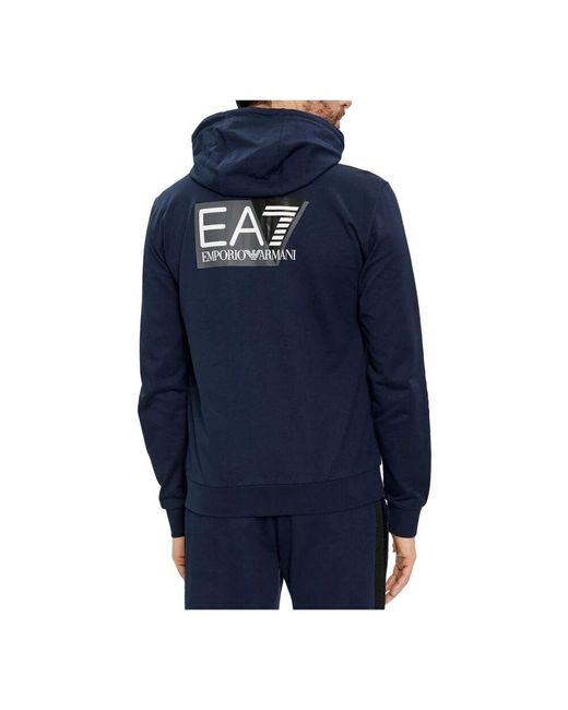 Zip-Throughs di EA7 in Blue da Uomo