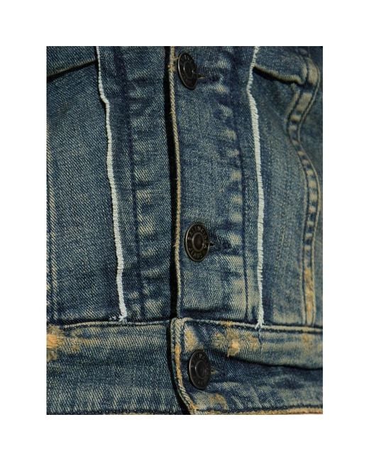 Balenciaga Blue Denim Jackets