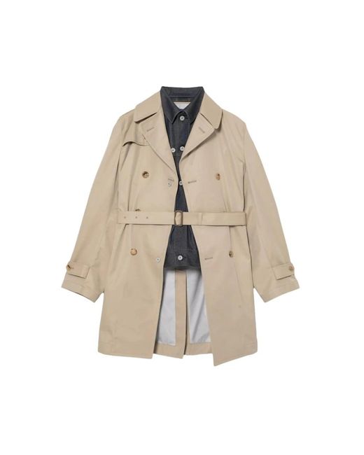 Junya Watanabe Jassen ,Trenchcoat in het Natural voor heren