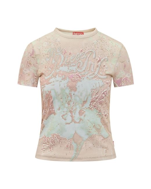 DIESEL White T-Shirts