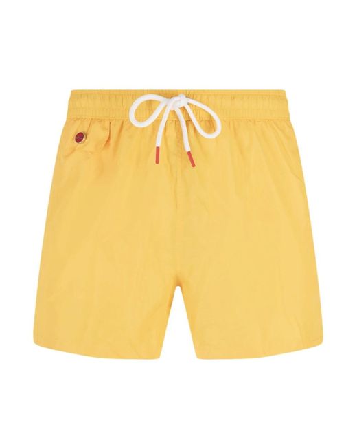 Kiton Yellow Beachwear for men