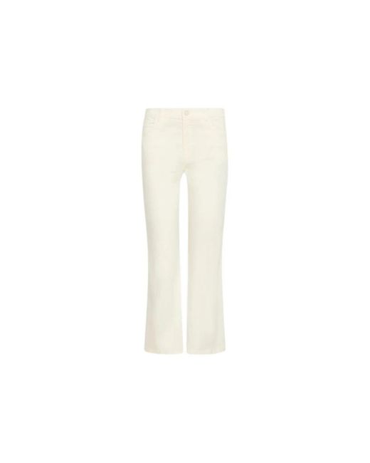 Cropped Trousers Marella de color White