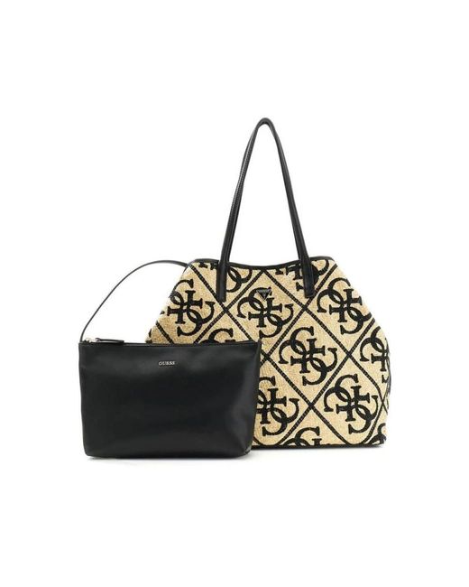 Guess Metallic Shopping Bags