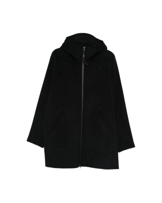 Aspesi Black Parkas for men