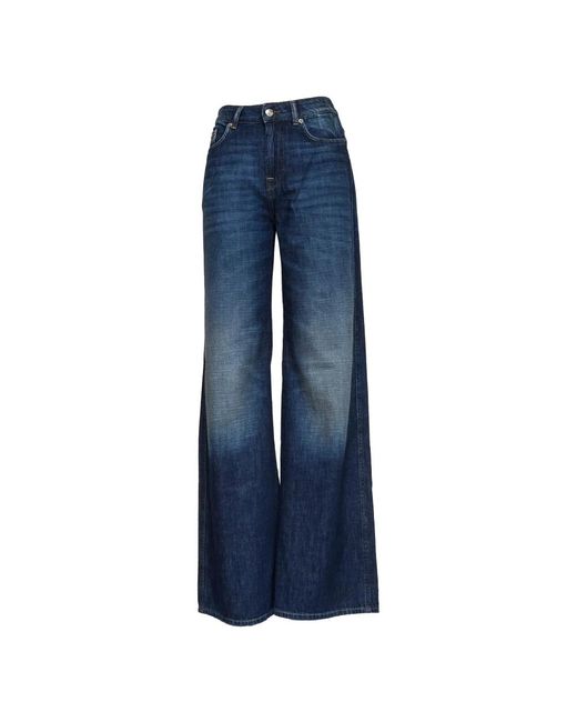 Department 5 Blue Wide Jeans