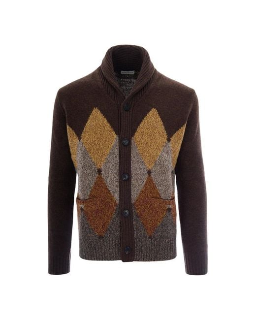 Cardigans Ballantyne de hombre de color Brown