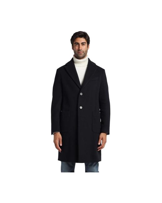 Barena Black Single-Breasted Coats for men