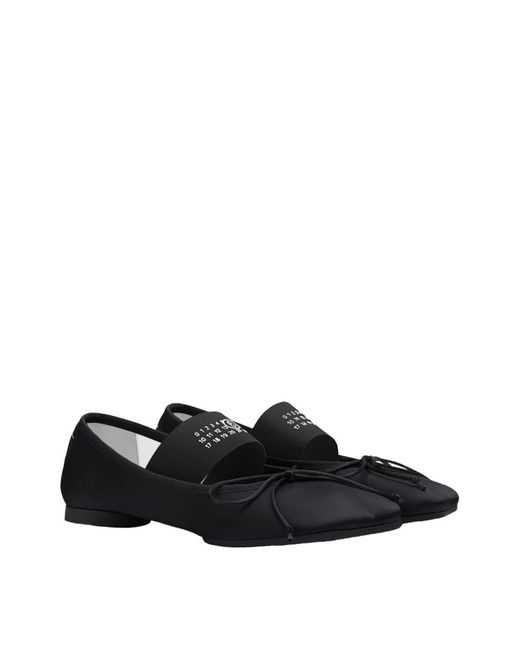 MM6 by Maison Martin Margiela Ballerinas in het Black