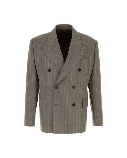 Versace Green Blazers for men