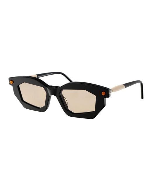 Kuboraum Stylische sonnenbrille für maske p14 in Black für Herren