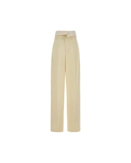 Carven Natural Wide Trousers