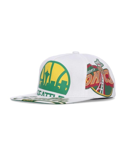 Caps Mitchell & Ness de color Green