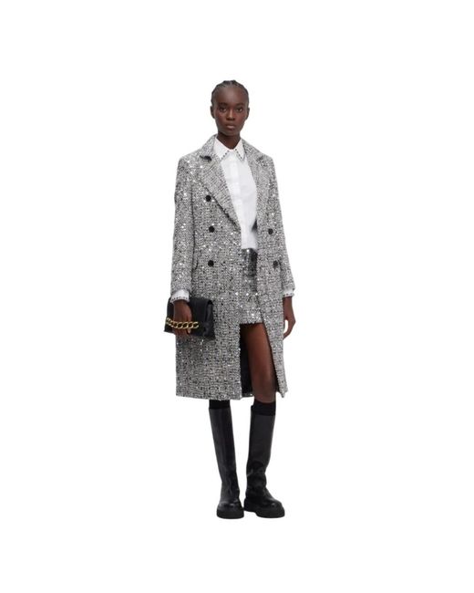 Ermanno Scervino Double-Breasted Jas in het Gray