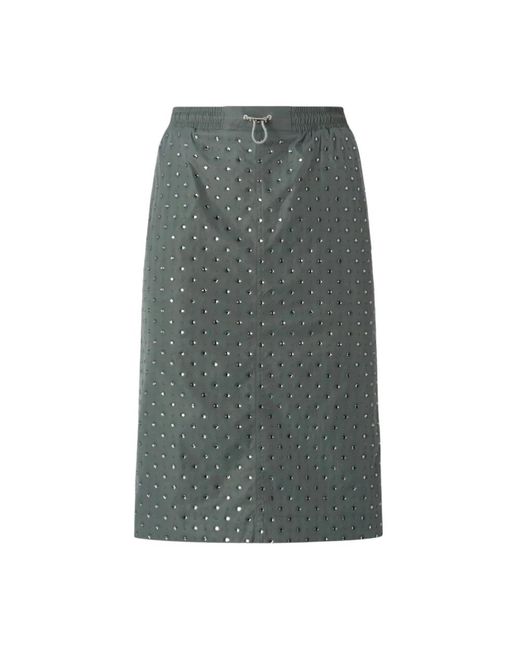 Pinko Gray Midi Skirts