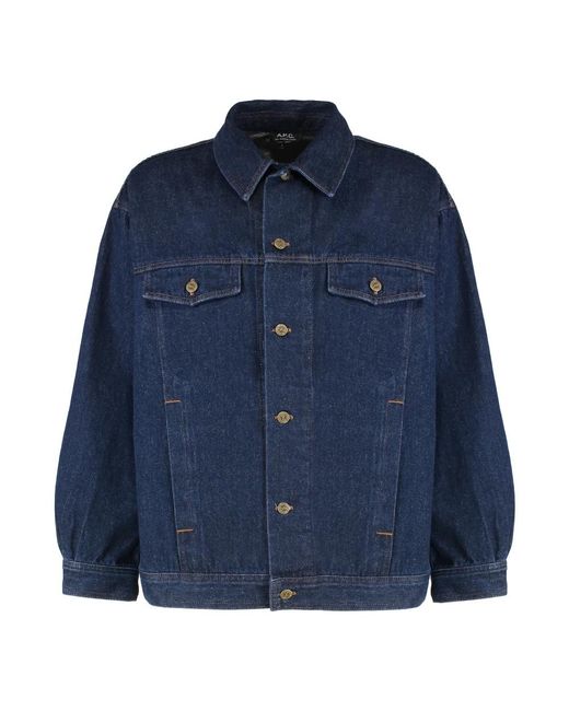 A.P.C. Denim Jackets in het Blue voor heren