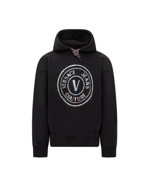 Versace Jeans Couture Black Hoodies for men