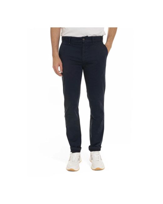 Boss Broeken ,Blauw ,Katoen Slim-Fit Chino Katoenen Broek in het Blue voor heren